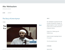 Tablet Screenshot of abuabdissalam.com